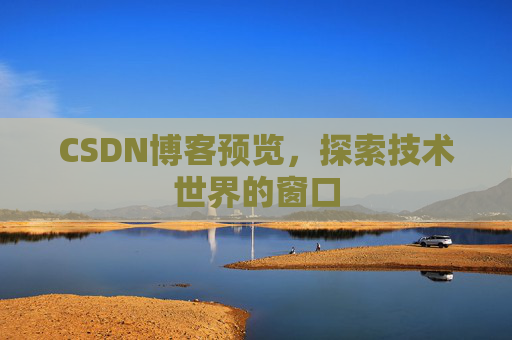 CSDN博客预览,探索技术世界的窗口